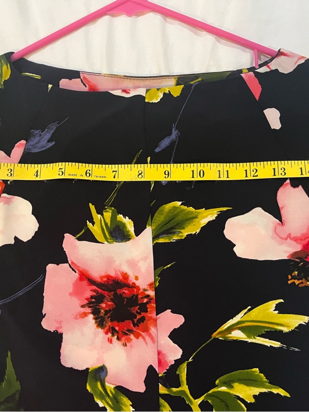 Women’s Tommy Hilfiger Floral 3/4 sleeves shift dress-S - Picture 6 of 6